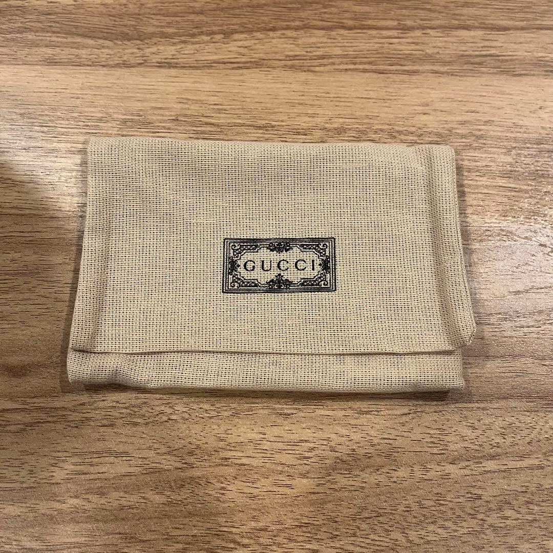 GUCCI GGパターン ブラックレザーキーケース