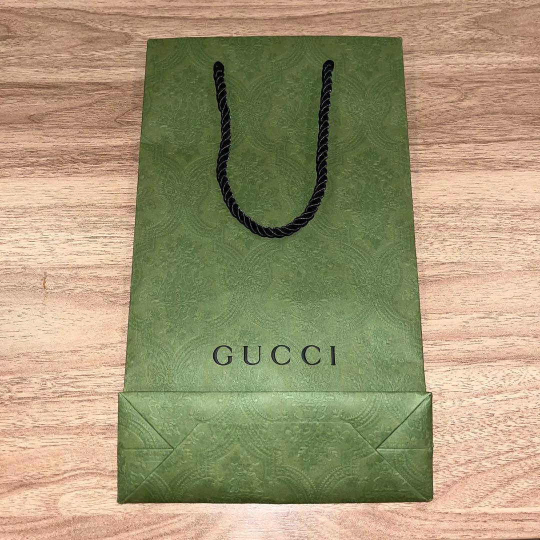 GUCCI GGパターン ブラックレザーキーケース