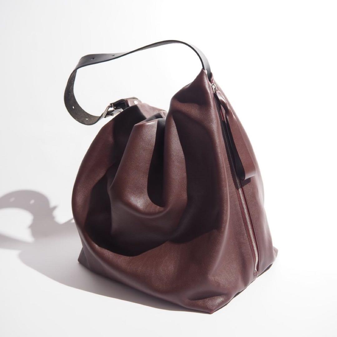 JIL SANDER ジルサンダー レザーバッグ ボルドー 正規品