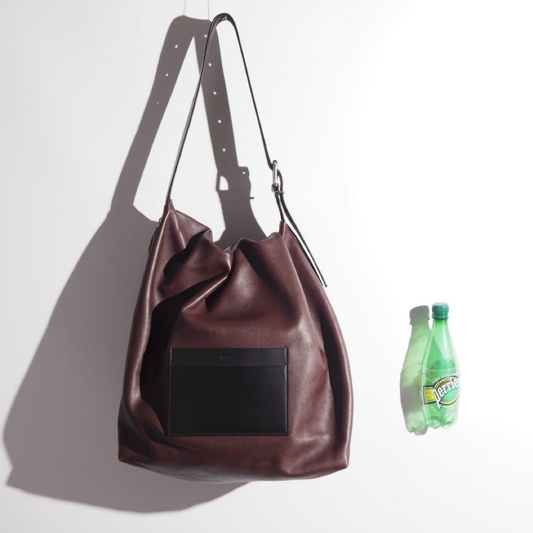 JIL SANDER ジルサンダー レザーバッグ ボルドー 正規品