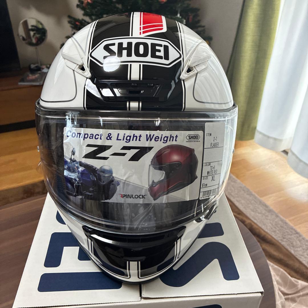 SHOEI Z-7 フルフェイスヘルメット ホワイト/レッド