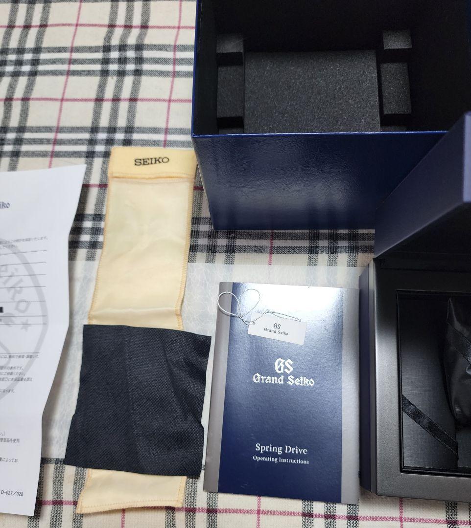 Grand Seiko SBGA293スプリングドライブ 腕時計【現在は廃盤】