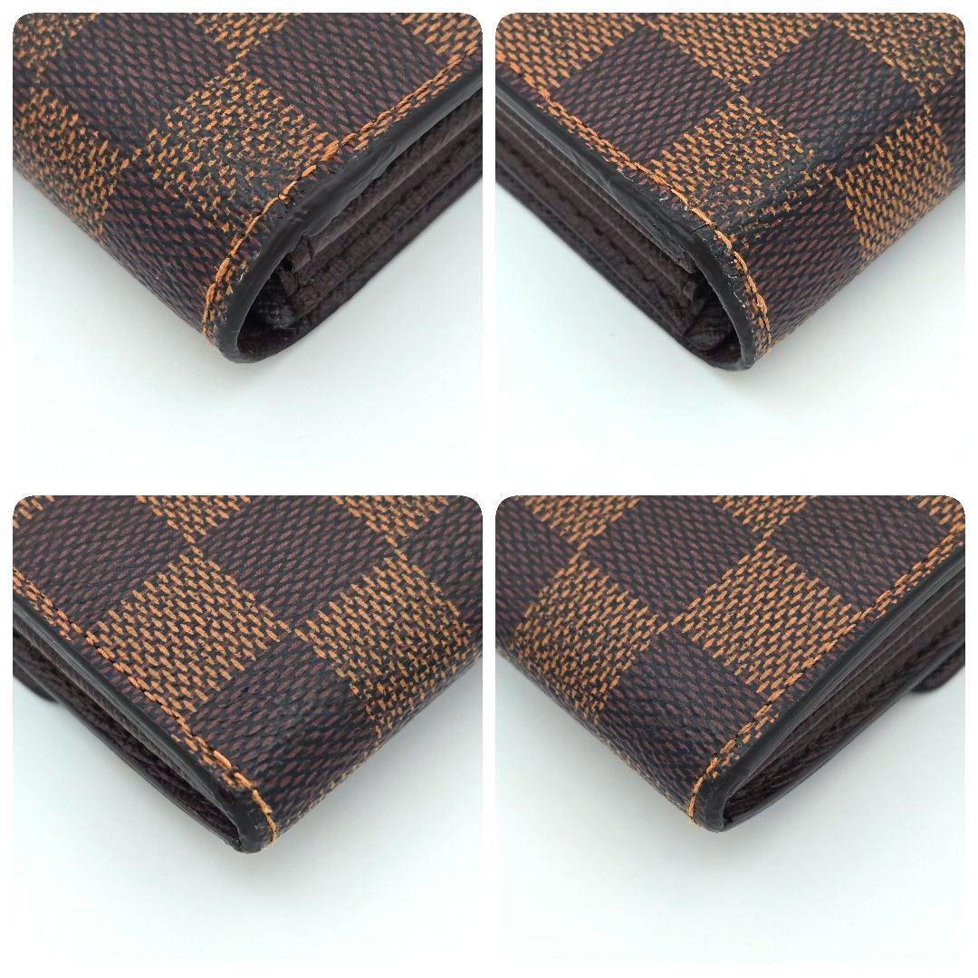 ルイヴィトン ダミエ エベヌ 長財布 ポルトフォイユ サラ N61734 茶