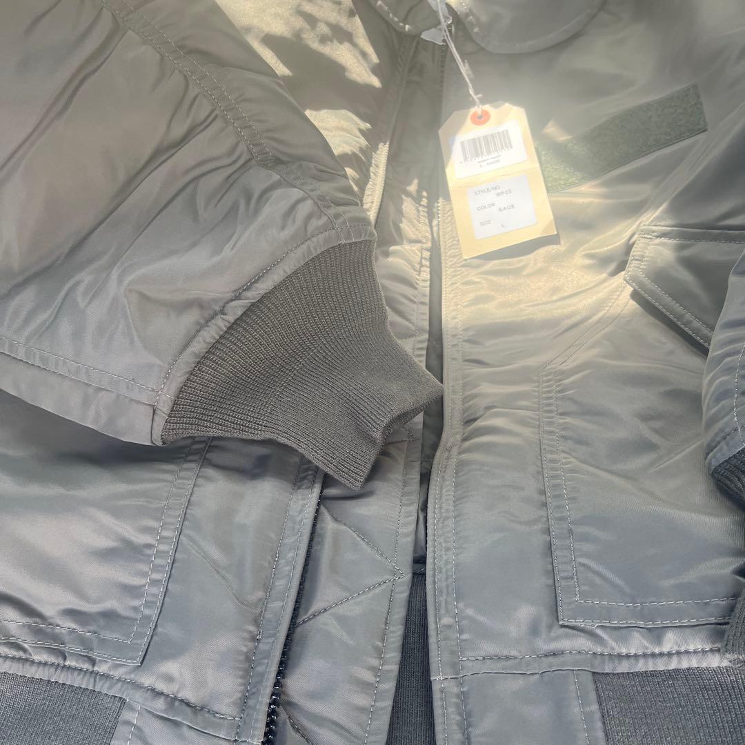 ワイパーCWU 45/P ミリタリージャケット Lサイズ　セージグリーン