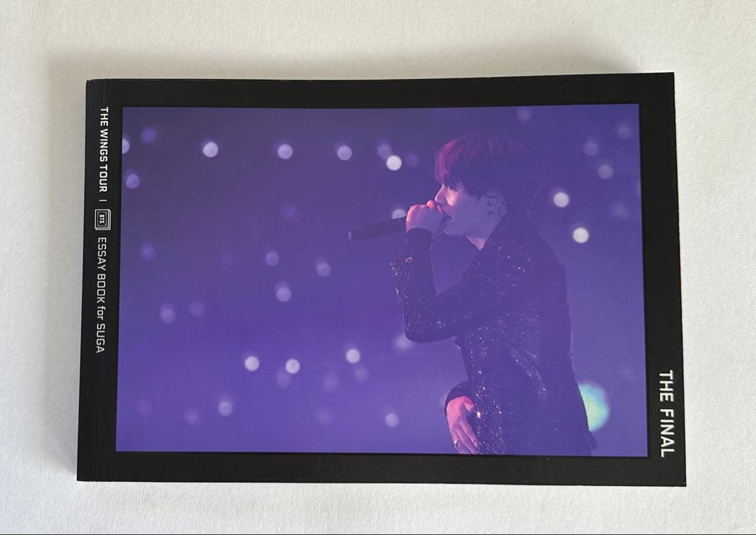 WINGS TOUR FINAL 公式 エッセイブック ユンギ SUGA