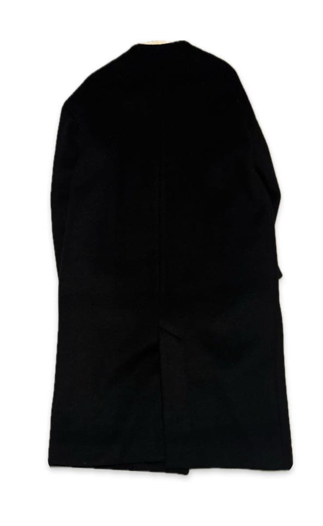 IENA ダブルビーバーVネックノーカラーコート