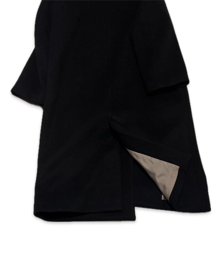 IENA ダブルビーバーVネックノーカラーコート