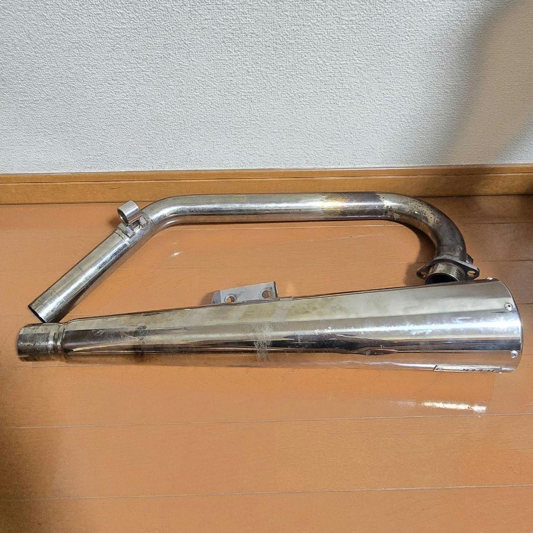 SR400 OVER SSメガホンマフラー