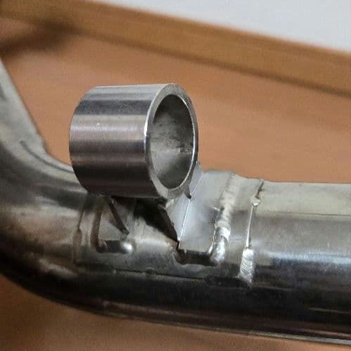 SR400 OVER SSメガホンマフラー