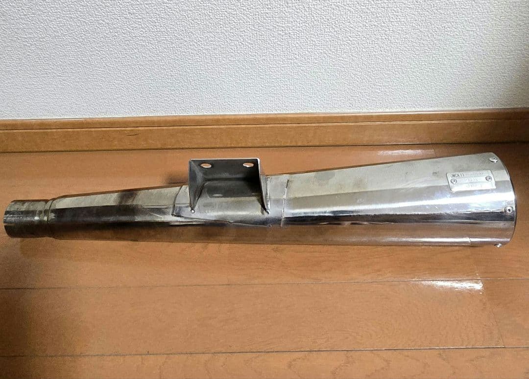 SR400 OVER SSメガホンマフラー