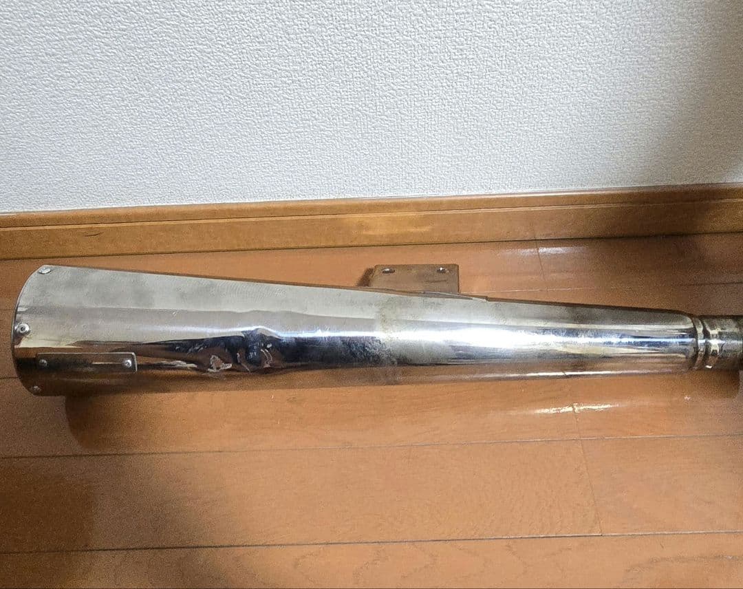 SR400 OVER SSメガホンマフラー