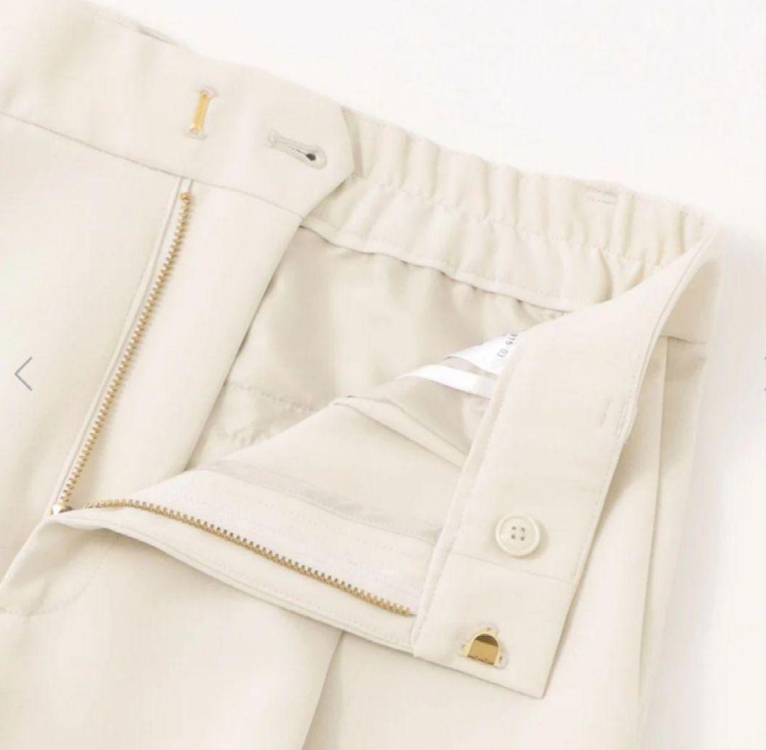 S.ESSENTIALS ウォッシャブルパンツ size36 オフホワイト