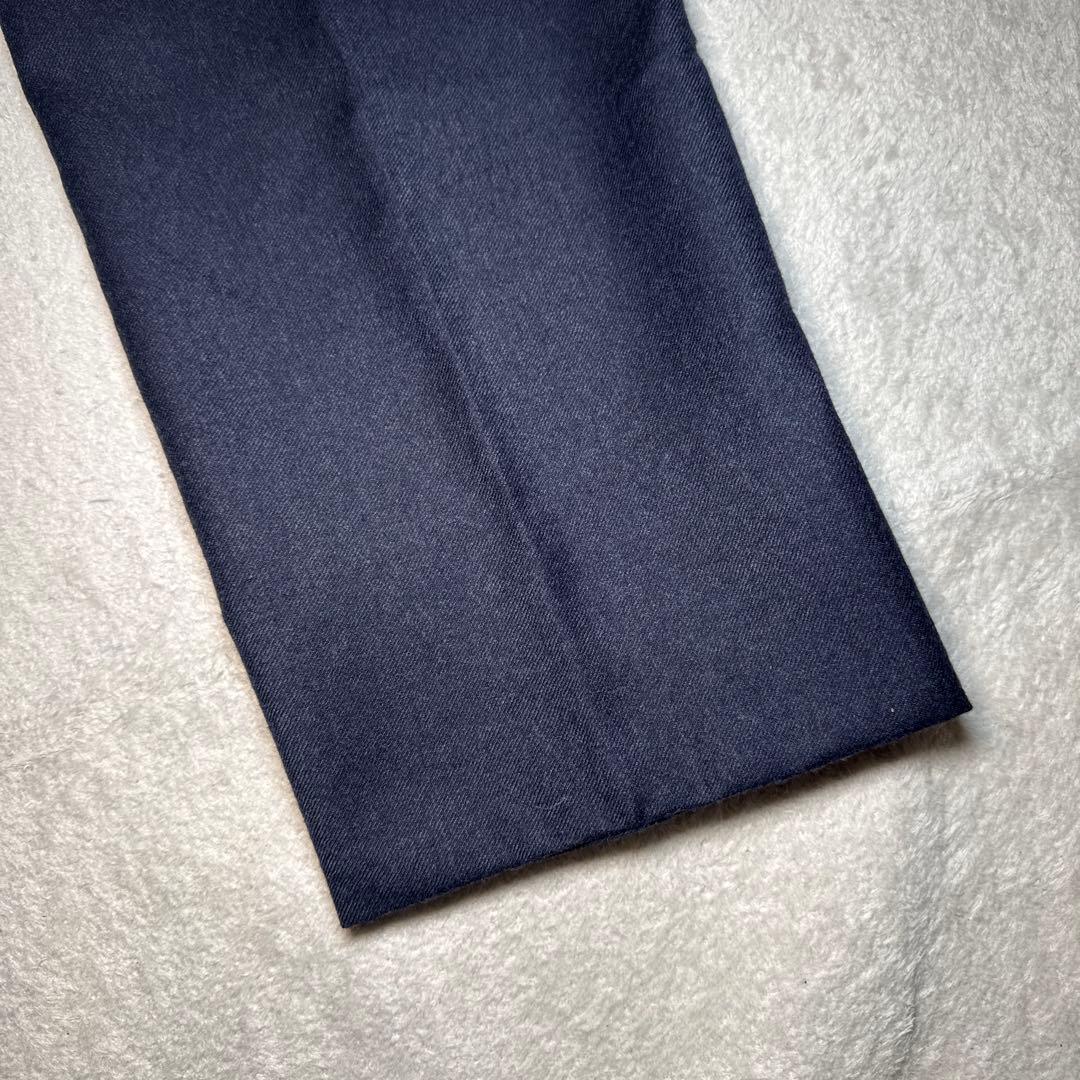 33 未使用　秋冬　インコテックス　ウール　ネイビー　42 XS