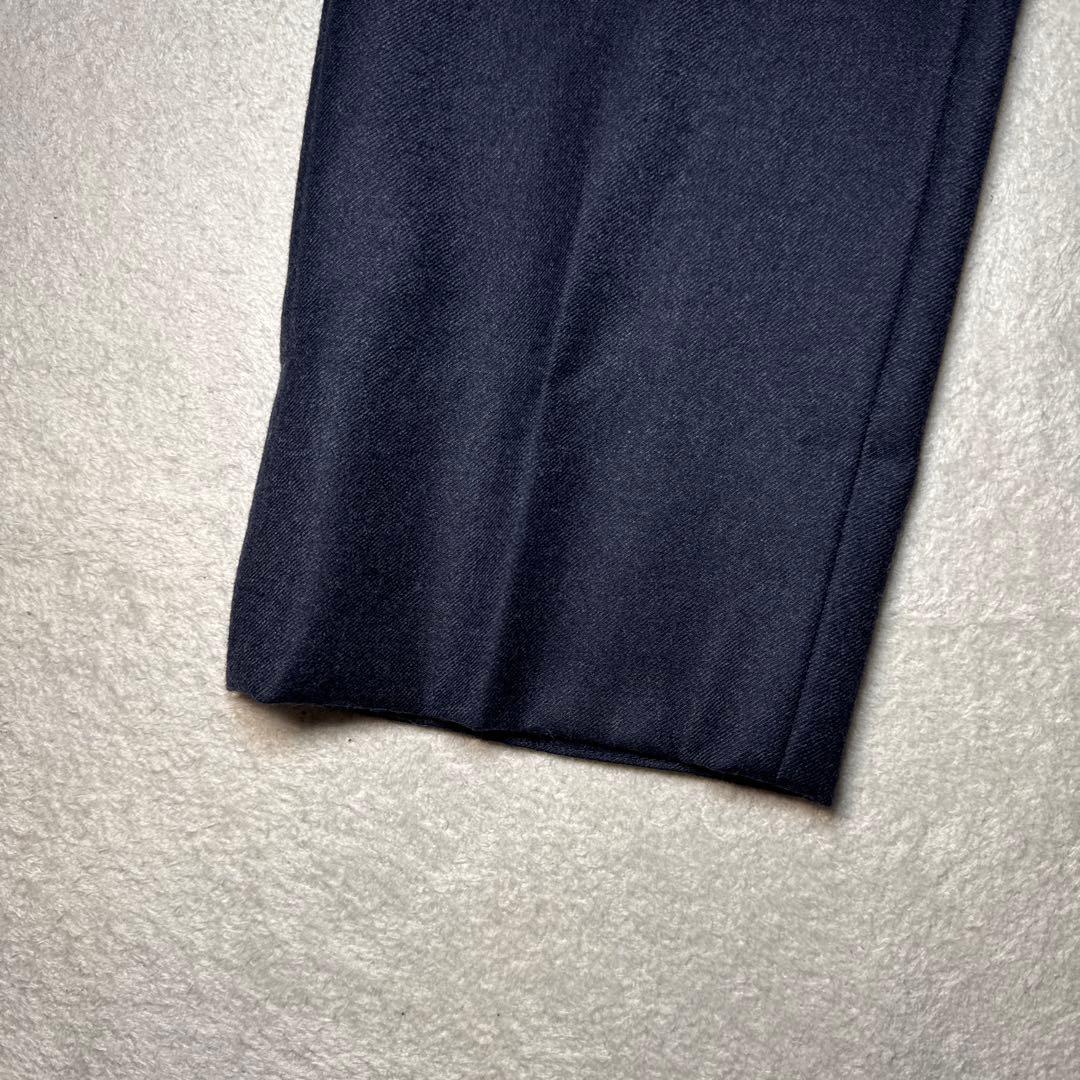 33 未使用　秋冬　インコテックス　ウール　ネイビー　42 XS