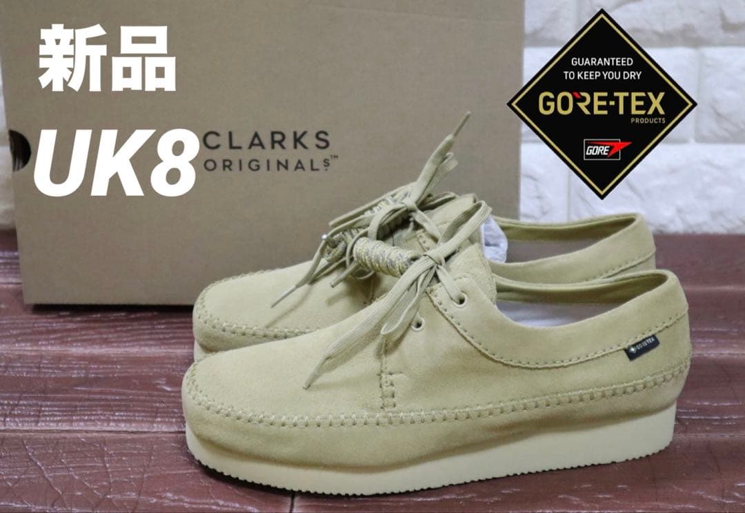 新品 Clarks Weaver GORE-TEX Maple Suede