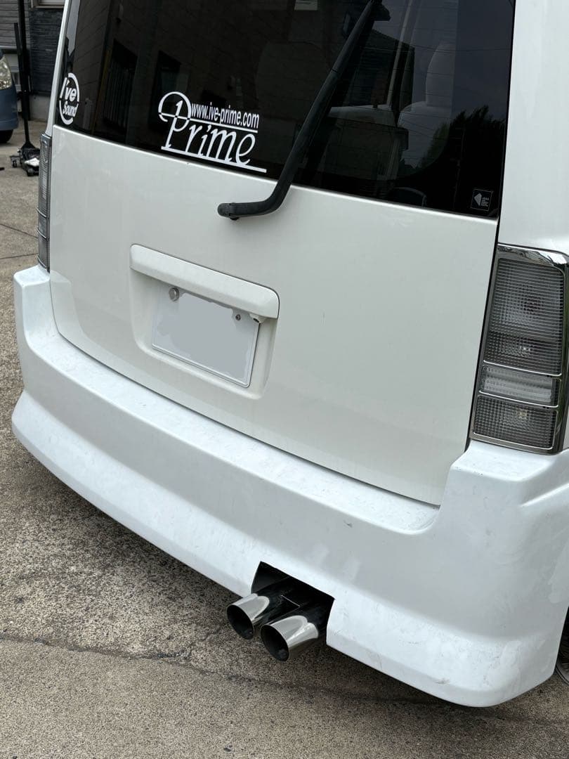 bB NCP30 デュアル マフラー