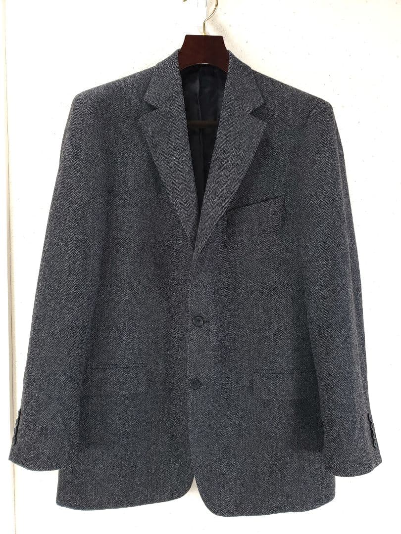 346 ブルックスブラザーズ 毛100％/ヘリンボーン テーラードジャケット44
