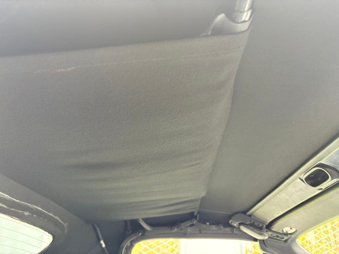 ロードスターNA NB 幌ビニール生地　黒　社外　ガラス落ち有