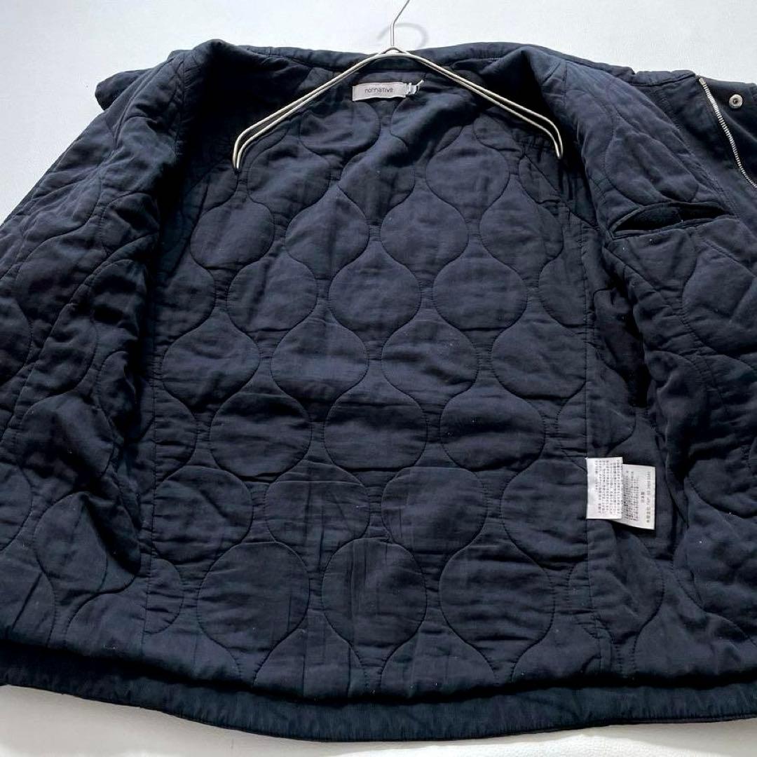 【山下智久着用モデル】nonnative キルティング中綿ジャケット 黒 M相当