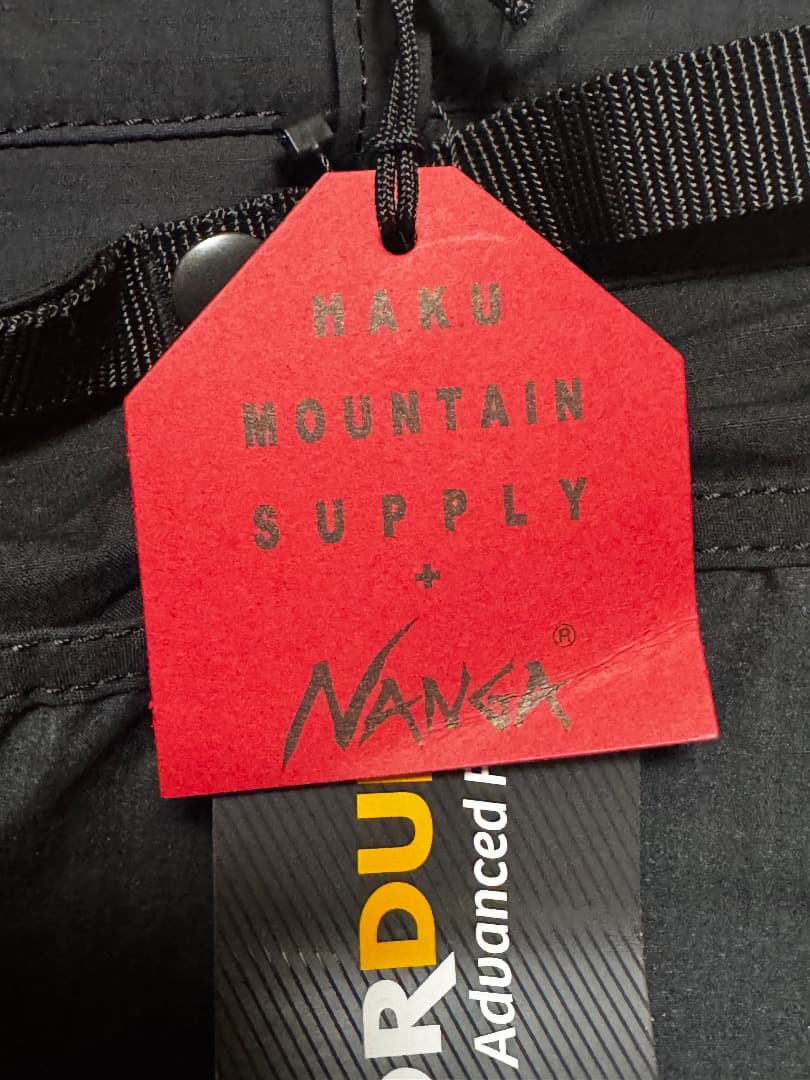 ナンガ × ハク カーペンターパンツ HK-S117 サイズL 新品 ブラック