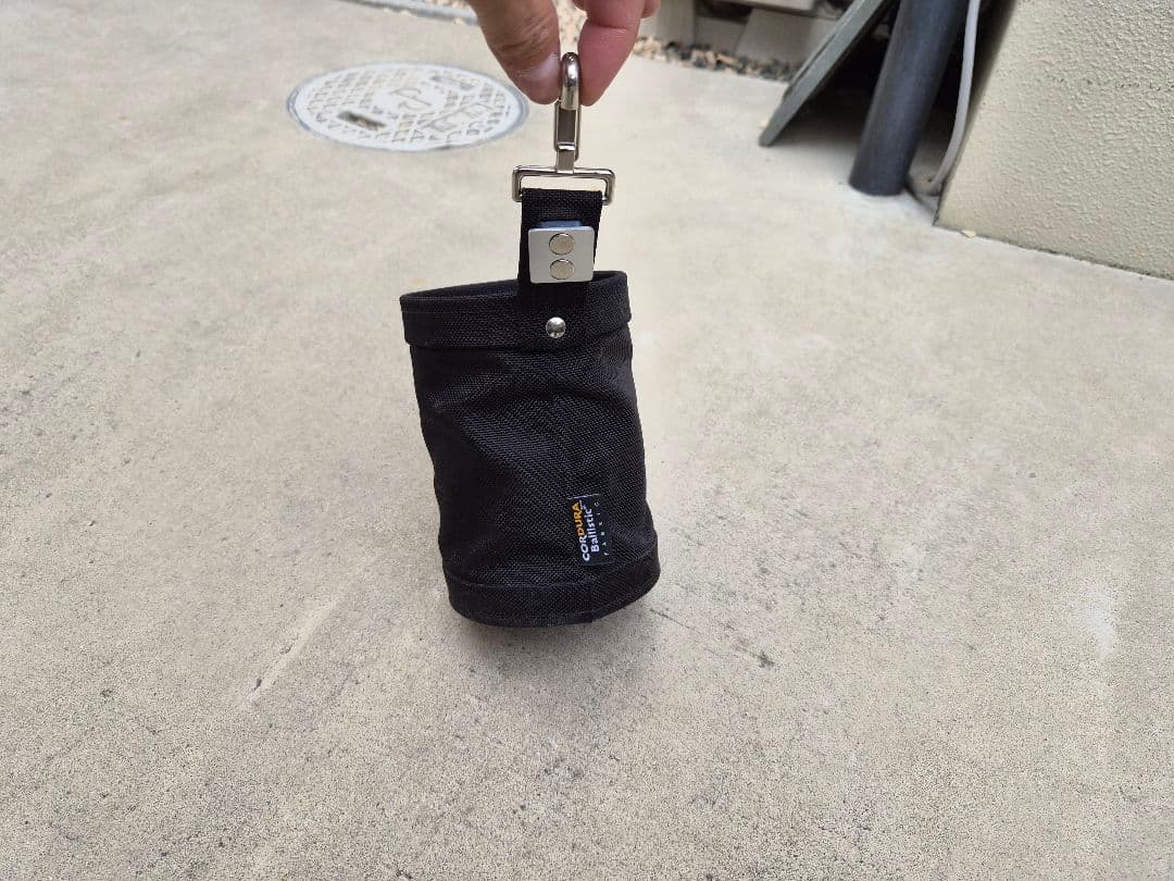 ニックス　腰袋　カップ　コーデュラバリスティックセフチェーン付き