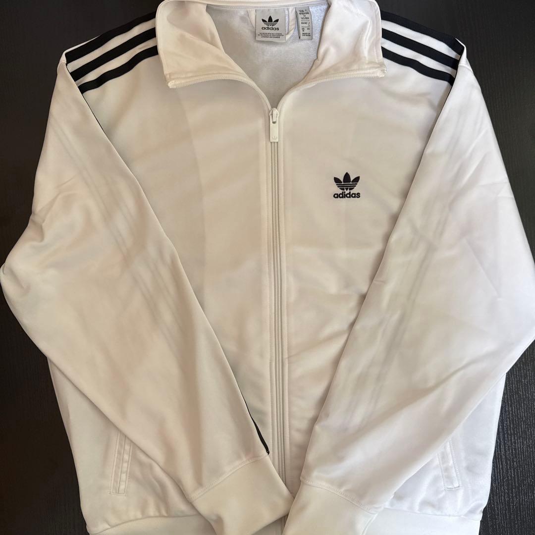 adidas ジャージ　Mサイズ　ホワイト　値下げOK