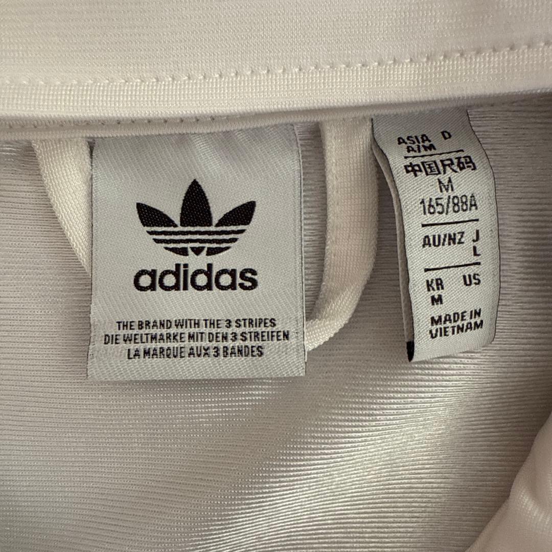 adidas ジャージ　Mサイズ　ホワイト　値下げOK