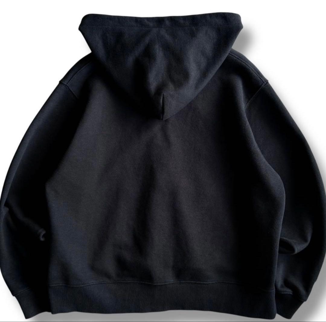 極美品 ロンハーマン RHC チャンピオン別注 ダブルジップ パーカー 黒 ロゴ