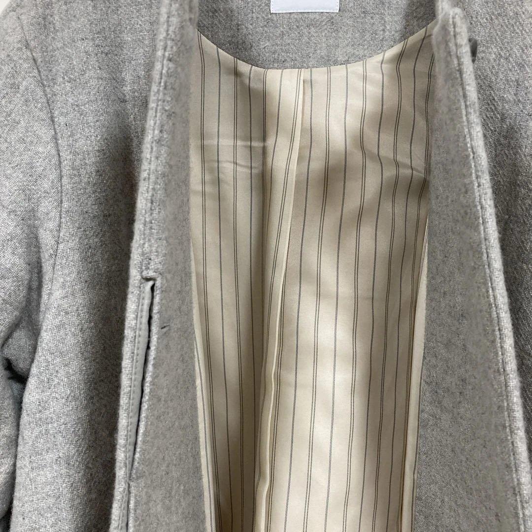 専用　北欧、暮らしの道具店 ウールノーカラーロングコート