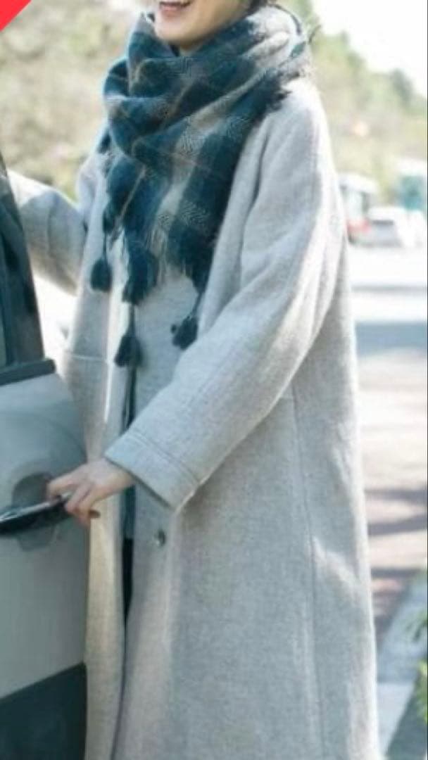 専用　北欧、暮らしの道具店 ウールノーカラーロングコート