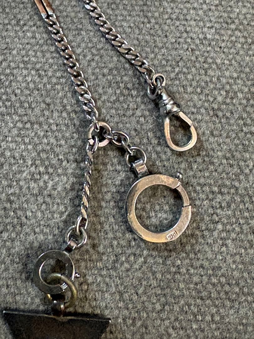 d*3様 VICTOR三角ペンダント付きウォレットチェーン　懐中時計チェーン