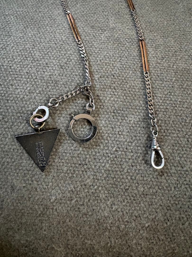 d*3様 VICTOR三角ペンダント付きウォレットチェーン　懐中時計チェーン
