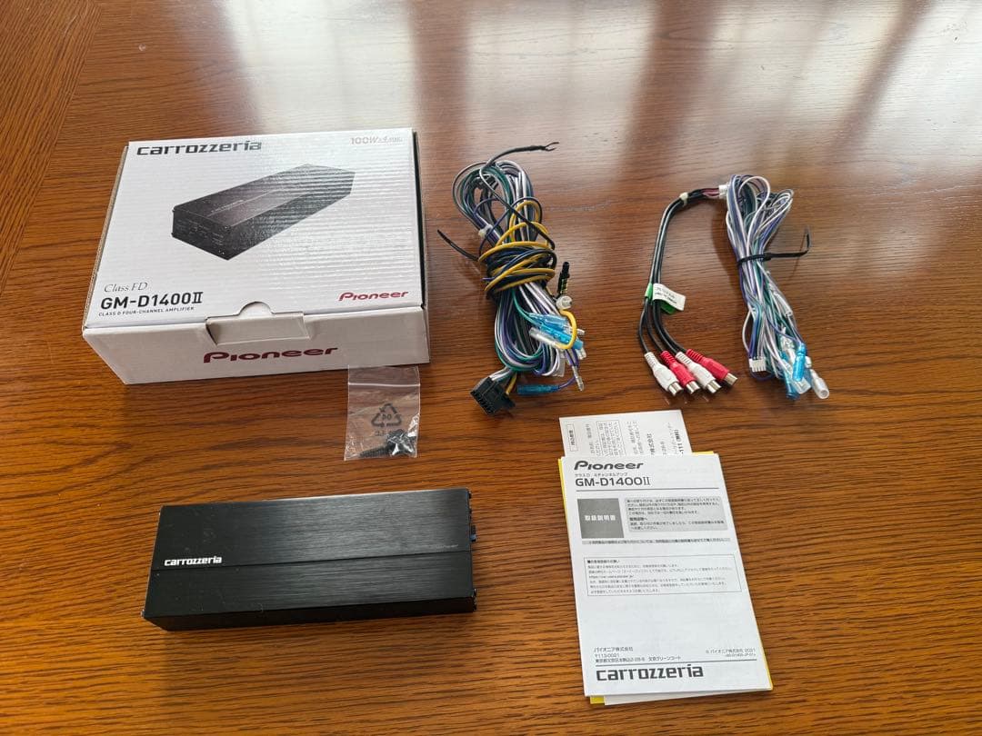 carrozzeria Pioneer GM-D1400II 4チャンネルアンプ