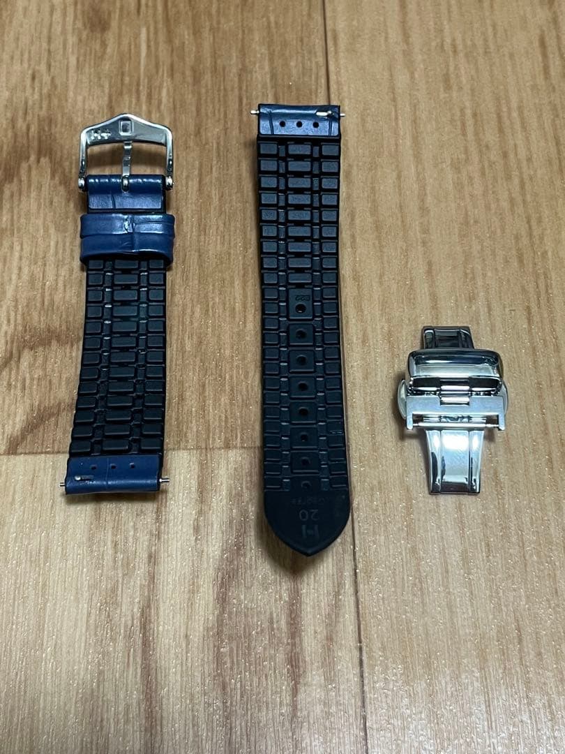 ヒルシュ　ベルト　ジョージ20ミリ 300M耐水　美品　バックル付き