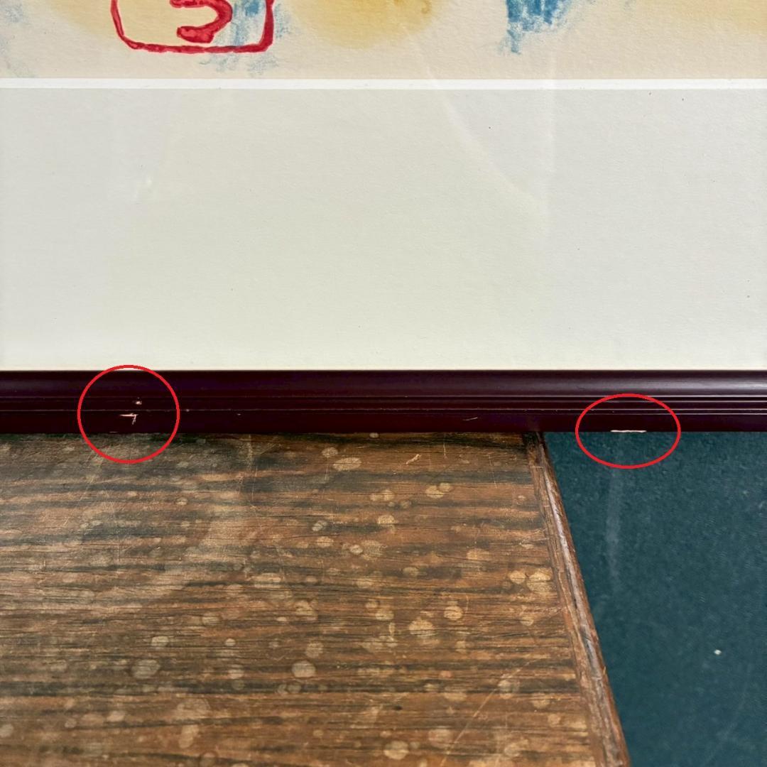 美品 前田青邨「薔薇」リトグラフ 前田すゑ承認印・証明シール・日本版画協会番号有