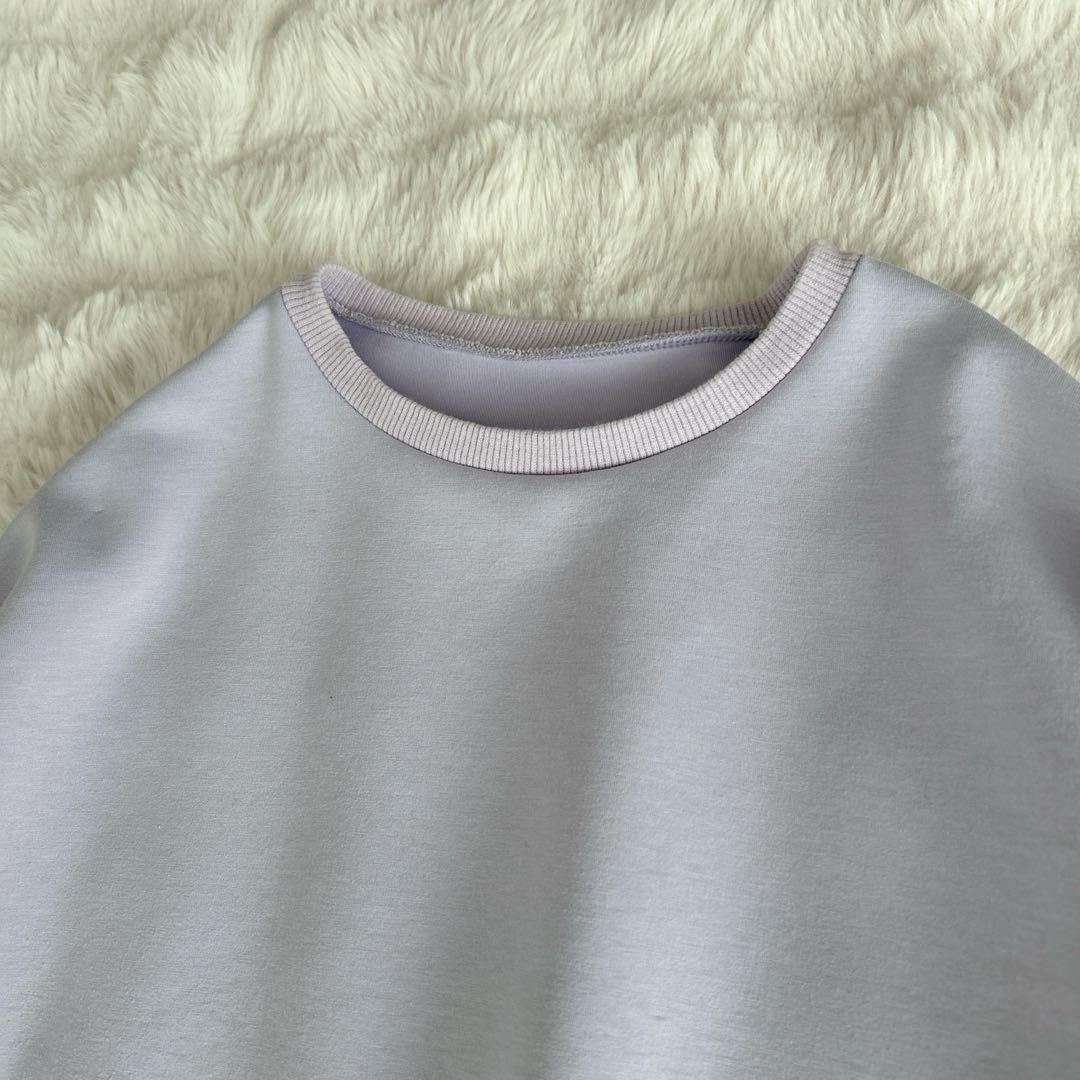 ビアズリー★ダンボールパフトレーナー　パープル