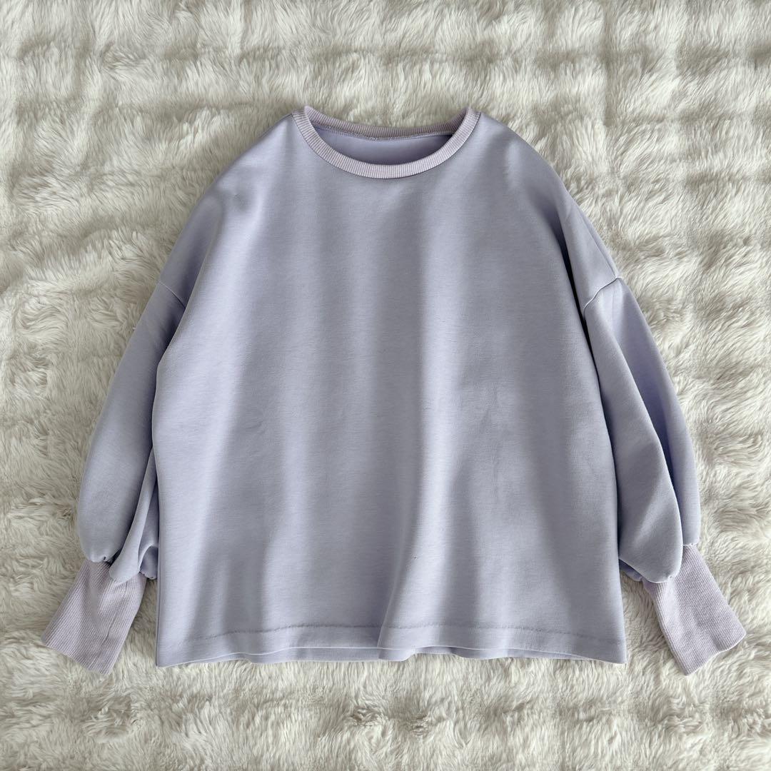 ビアズリー★ダンボールパフトレーナー　パープル