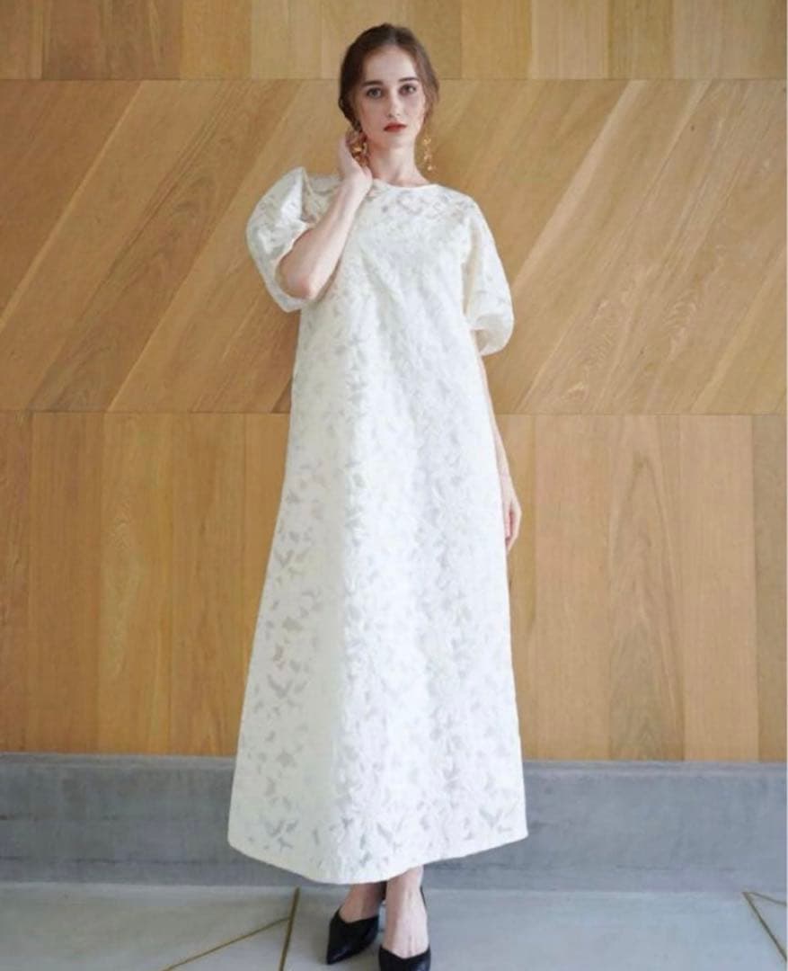 ワンピース Acka jacquard pencil one-piece