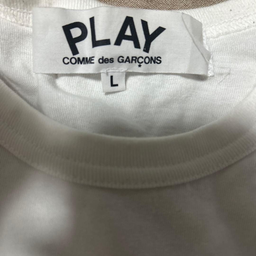 も*か様 PLAY COMME des GARÇONS ハートドットTシャツ L