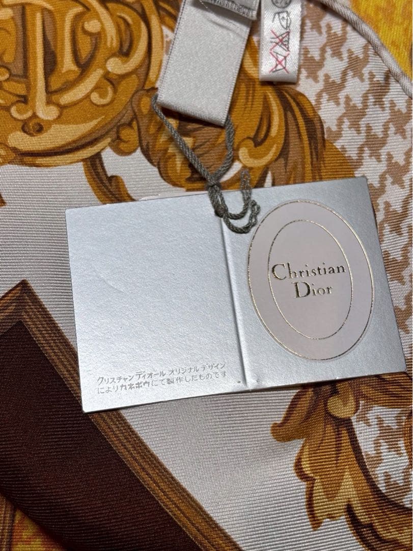 【新品未使用】Christian Dior スカーフ トランプ柄