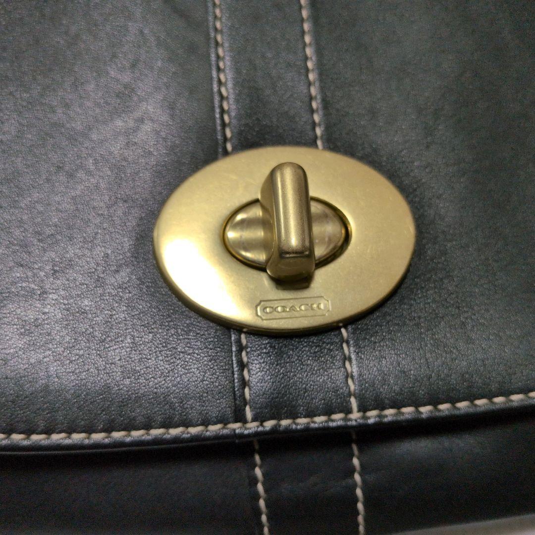 P　COACH　ショルダーバッグ　11254　ターンロック　収納袋付き
