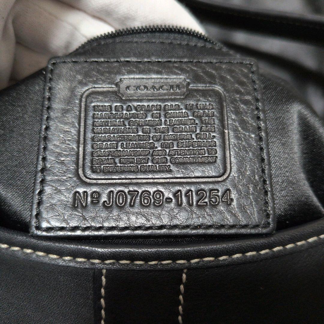 P　COACH　ショルダーバッグ　11254　ターンロック　収納袋付き