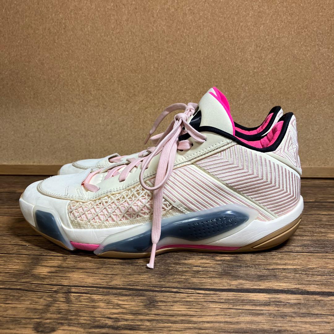 （K26091）ナイキ エアジョーダン38 ロー \"ココナッツミルク\" 26㎝