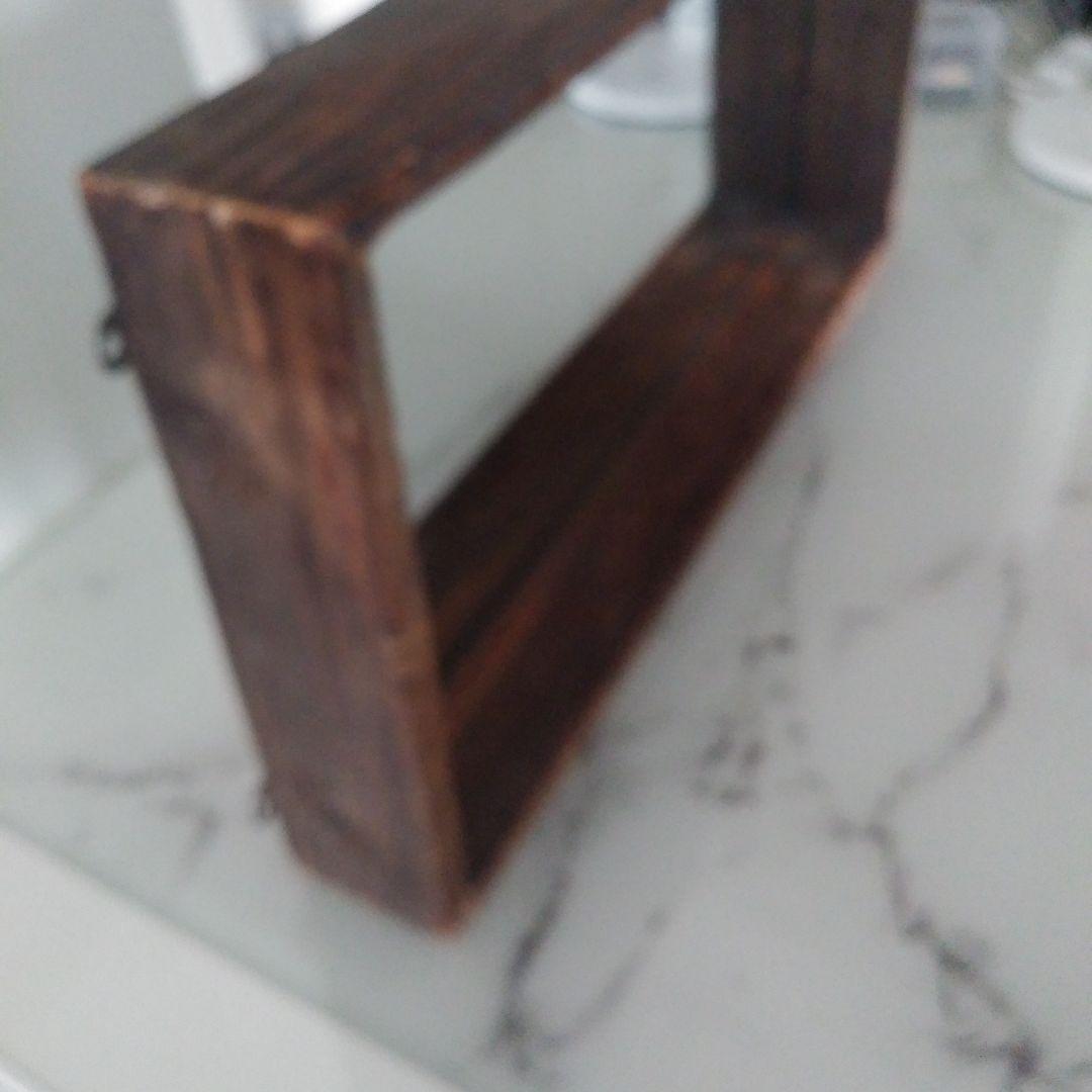 ☆アンティーク　木製ミラー☆