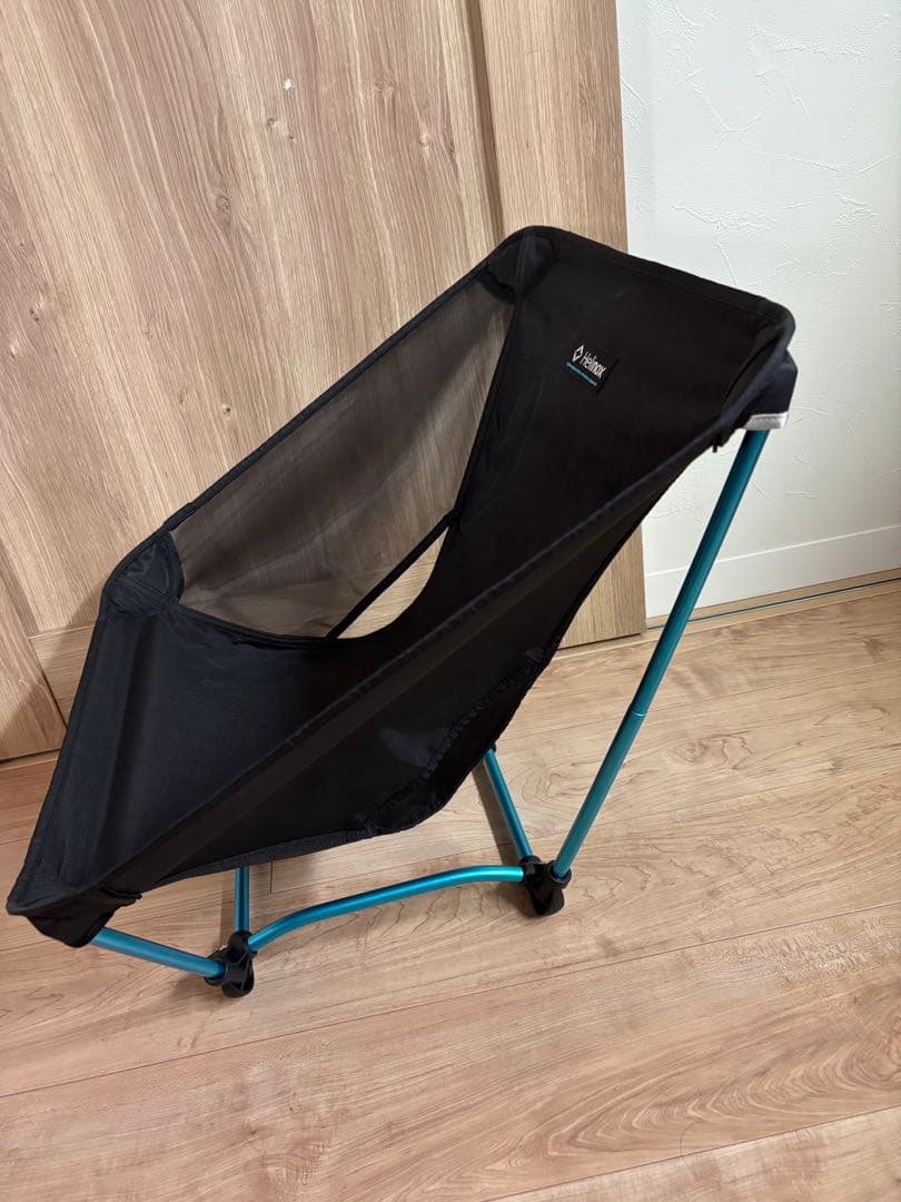 美品 Helinox ヘリノックス グラウンドチェア BK ブラック