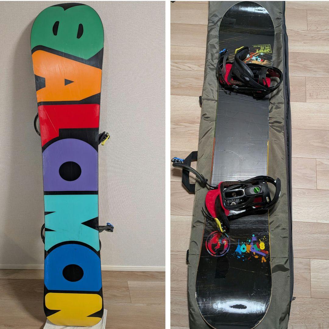 板×ビンディング（RHYTHM）スノーボードセット　Salomon DRIFT