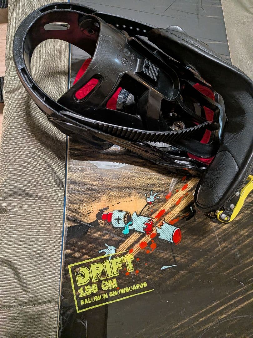 板×ビンディング（RHYTHM）スノーボードセット　Salomon DRIFT