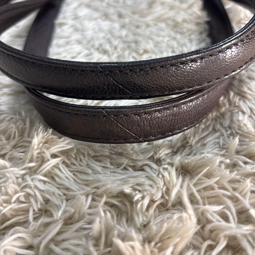 genten /ゲンテン◆レザートートバッグ ゴートベーシック　チャック付きA4