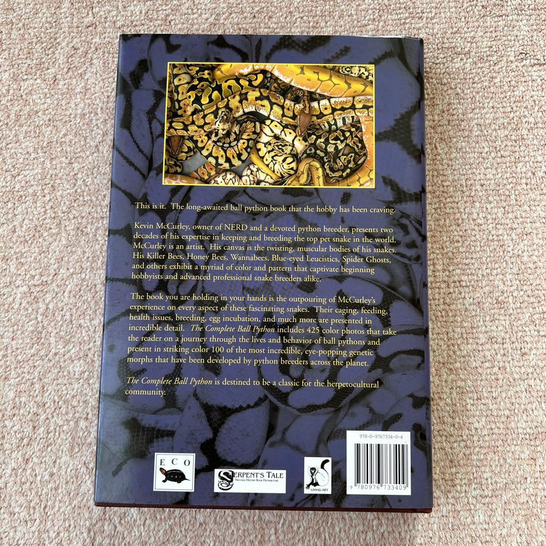 洋書　The Complete Ball Python ボールパイソン