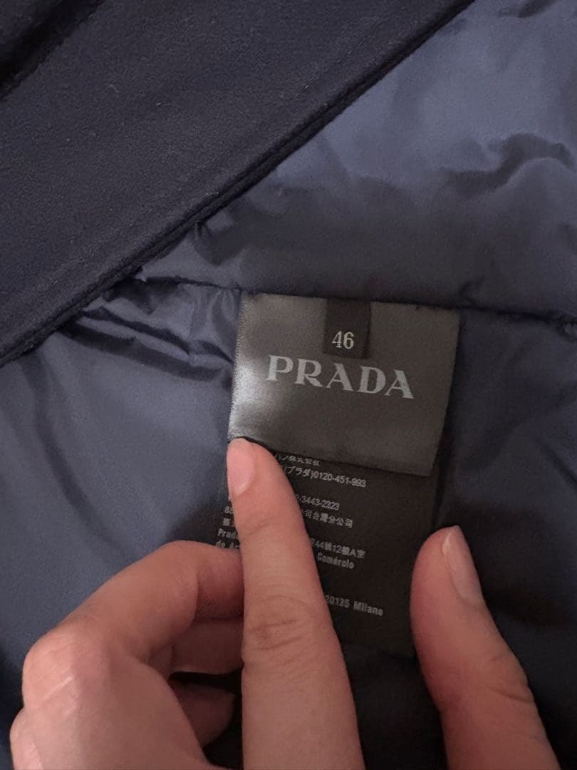 極美品プラダ　メンズコート